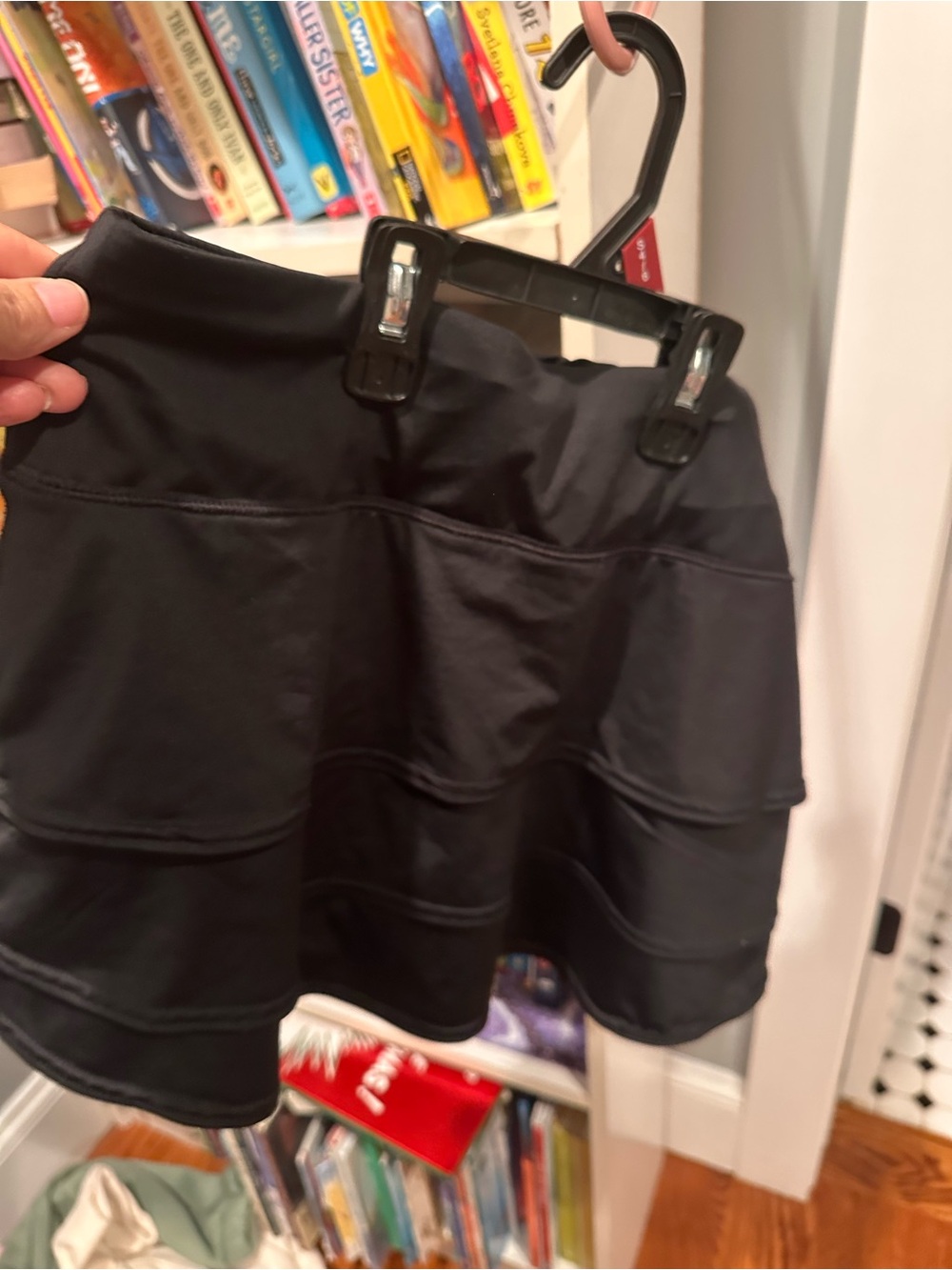 Athleta Black Tiered Active Skort